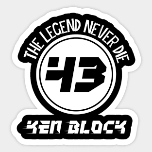 KEN BLOCK 43 Sticker